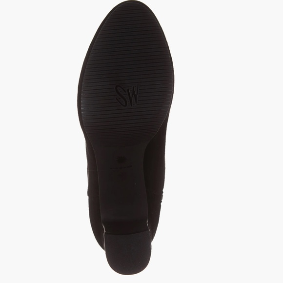 ✨NWT✨ STUART WEITZMAN Gianella Block Heel Booties Boots in Black Sz 9M, EU 39.5 - Picture 3 of 7